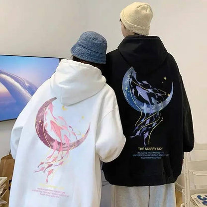 Couple Sweatshirt Fleece Lined Hoodies