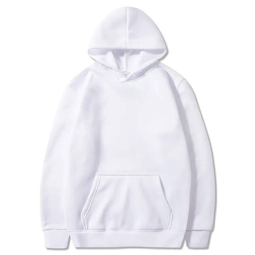 Casual Solid Color Pocket Pullovers Hoodies Sweatshirts