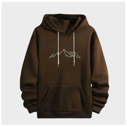 Casual Hooded  Printing Pullover Hoodies - Xmaker