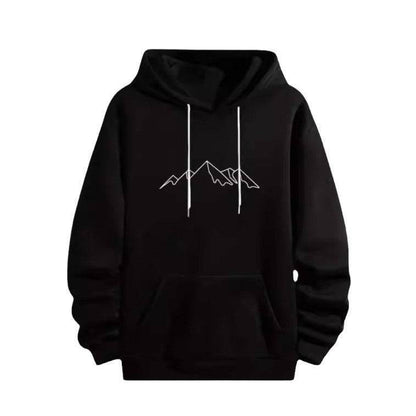 Casual Hooded  Printing Pullover Hoodies - Xmaker