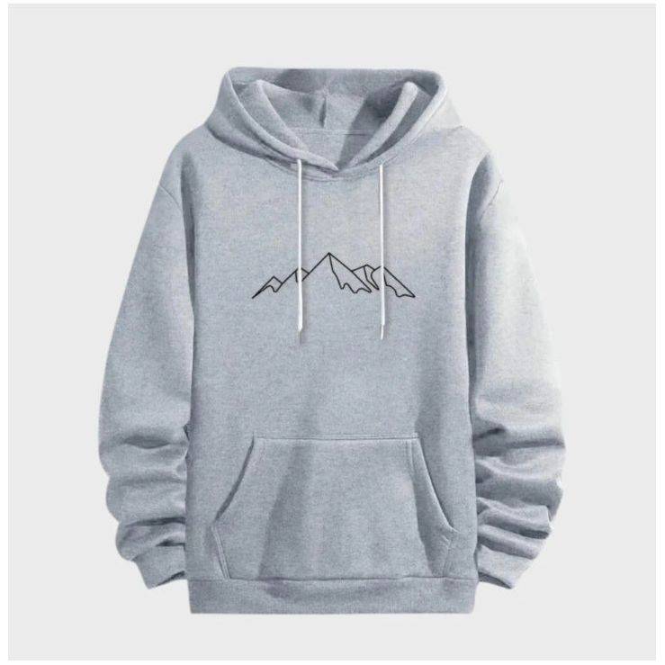 Casual Hooded  Printing Pullover Hoodies - Xmaker