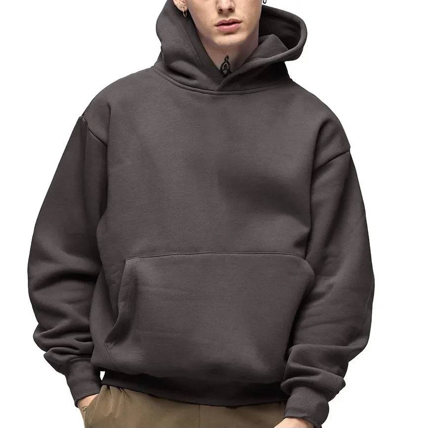 Men's Cotton Hoodies Sweatshirt 500GSM