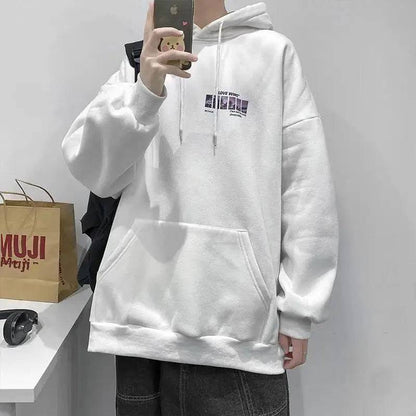 Men's Loose Fit Hooded Oversized Jacket