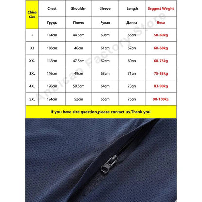 Men UPF 50+ UV Sun Protection Skin Coats