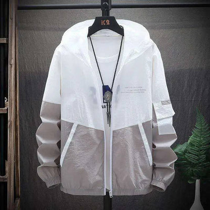 Men Hooded Sun Protection Jacket