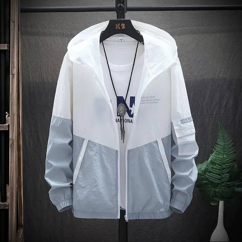 Men Hooded Sun Protection Jacket