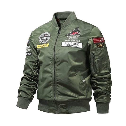 Men's MA-1 American overalls pilot jacket thickened Baseball uniform coat