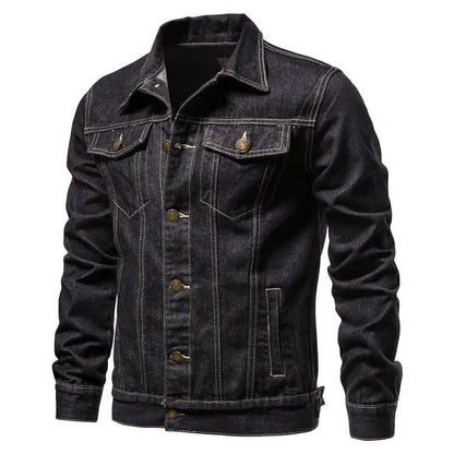 Men Denim Jackets Vintage Jeans Jackets