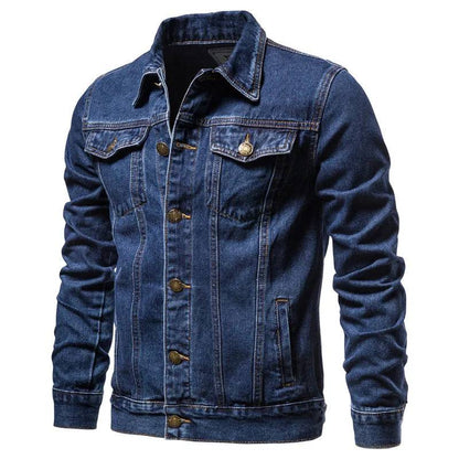 Men Denim Jackets Vintage Jeans Jackets