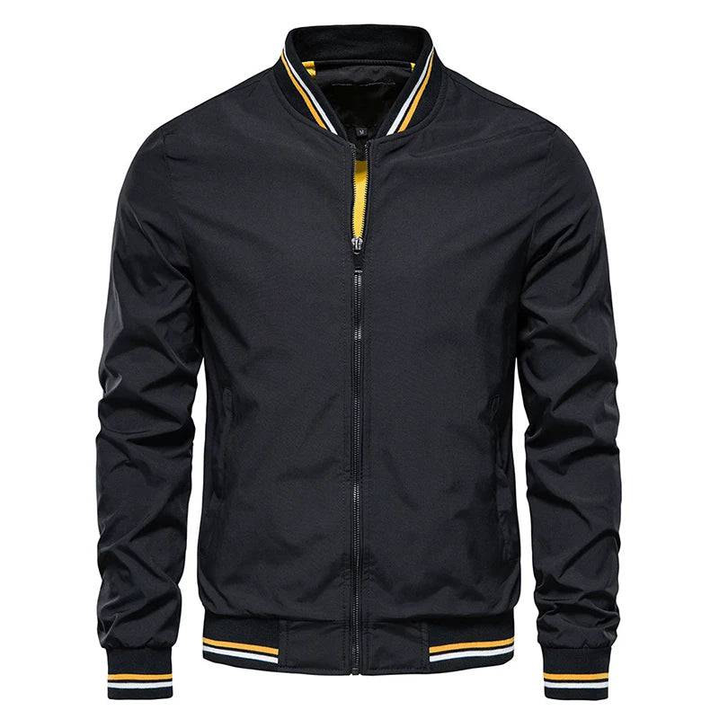 Jackets Men Spring Autumn Fashion  Clothing Solid Outwears Windbreaker Coats Aviator Jacket Motorcycle Racing Jacket For Men 5XL - Xmaker