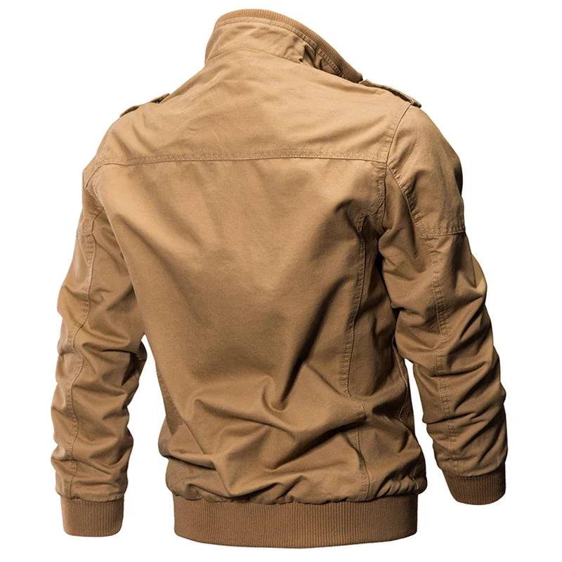 Men Casual Cotton Military Bomber Jacket Mens Jackets & Coats Army Men's Slim Fit Pilot Jackets Casacas Para Hombre - Xmaker