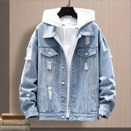 Men's Hooded Jean Jackets