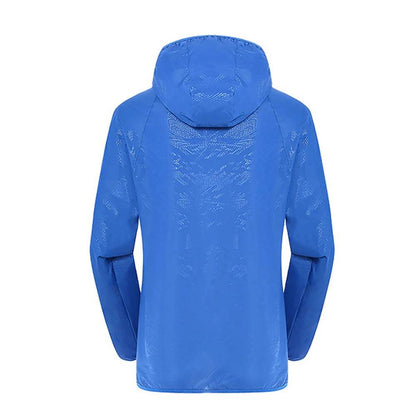 Windbreaker Waterproof UV Quick Dry Skin Ultra-Light Rainproof Breathable With Pocket Jackets