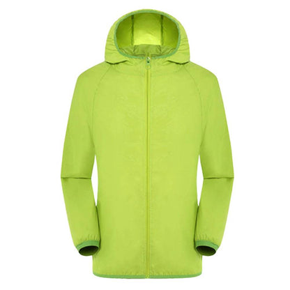 Windbreaker Waterproof UV Quick Dry Skin Ultra-Light Rainproof Breathable With Pocket Jackets