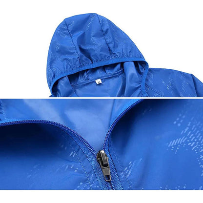 Windbreaker Waterproof UV Quick Dry Skin Ultra-Light Rainproof Breathable With Pocket Jackets