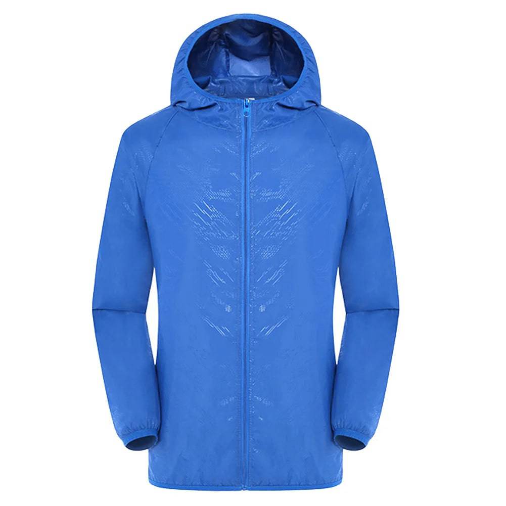 Windbreaker Waterproof UV Quick Dry Skin Ultra-Light Rainproof Breathable With Pocket Jackets