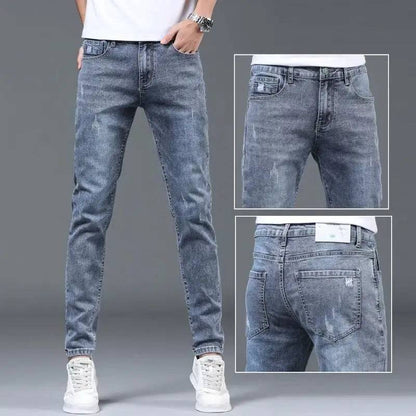 Men Classic Streetwear Cowboy Jeans - Xmaker