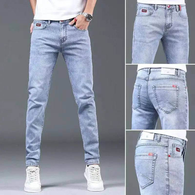 Men Classic Streetwear Cowboy Jeans - Xmaker