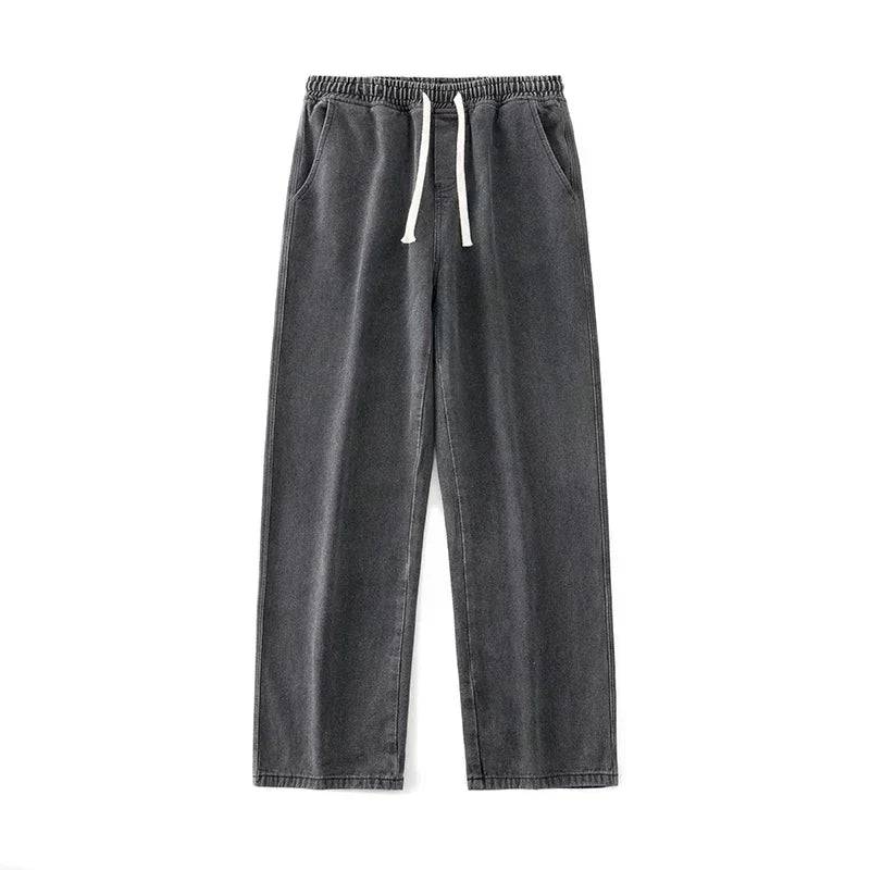 Loose Jeans Men Loose Straight Wide Leg Pants - Xmaker