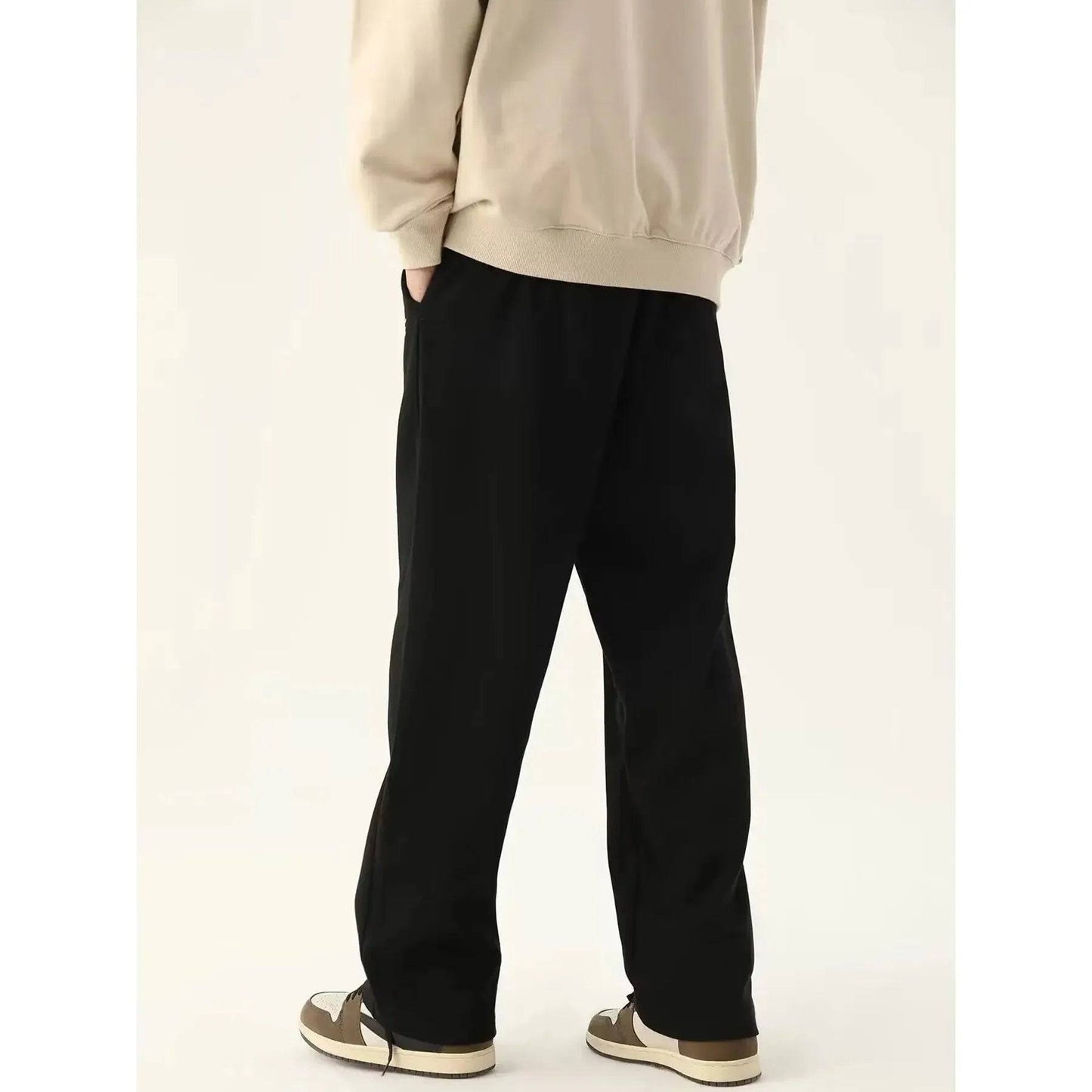 Mens Casual Pants Fleece Sweatpants Jogger