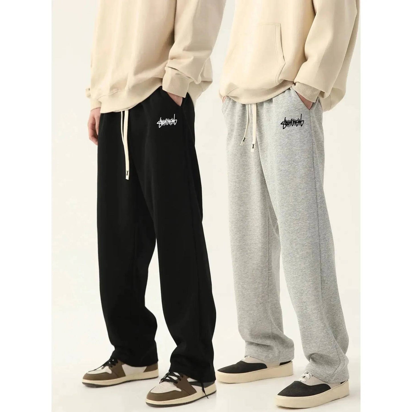 Mens Casual Pants Fleece Sweatpants Jogger