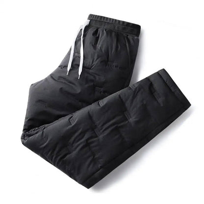 Men's Thick Warm Windproof Down Cotton Pants