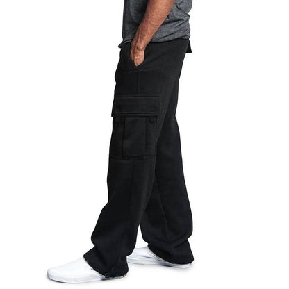 Mens Sweatpants Straight Fit Loose Oversized Drawstring Long Pants