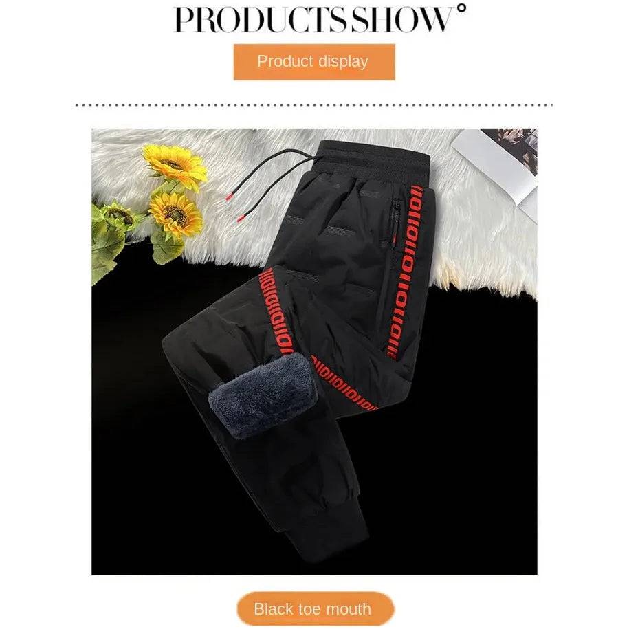 Men's Down cotton windproof and waterproof pants