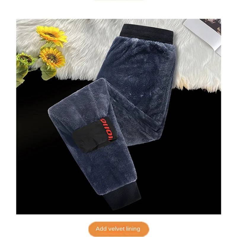 Men's Down cotton windproof and waterproof pants