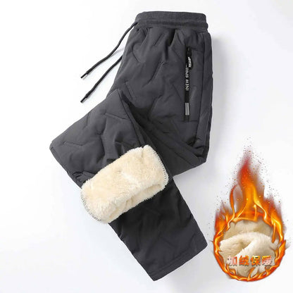 Men's Outdoor Casual Thickened Warm Drawstring Sweatpants