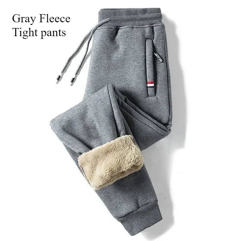 Thickened Down Pants Men Clothing Casual Fleece Pants - Xmaker