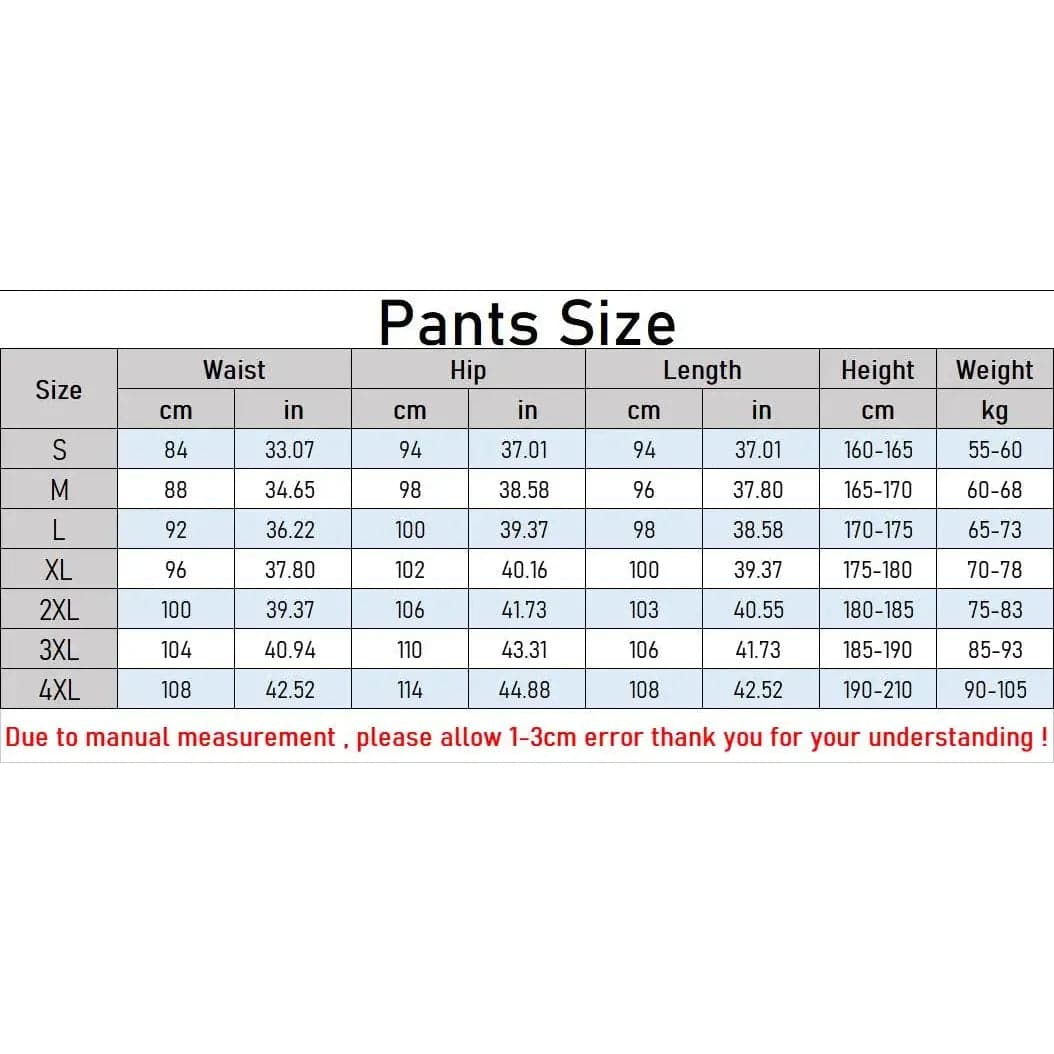 Men's Casual Pants Sweatpants S-3XL