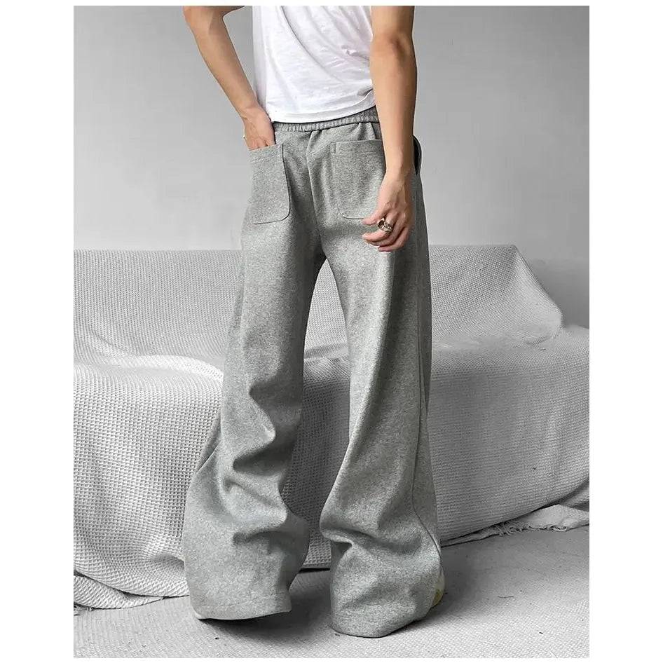 Men Oversize Wide Leg Sweatpants