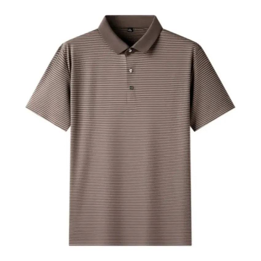 Men's POLO Shirt Ice Silk Seamless Short Sleeve