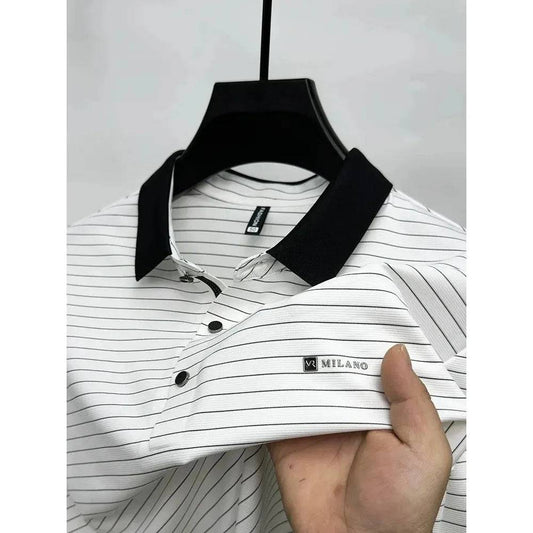 Ice Silk Breathable Short sleeve Polo Shirt