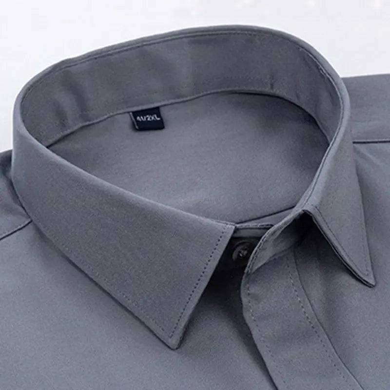 Men's Solid color Business Casual Formal Shirt