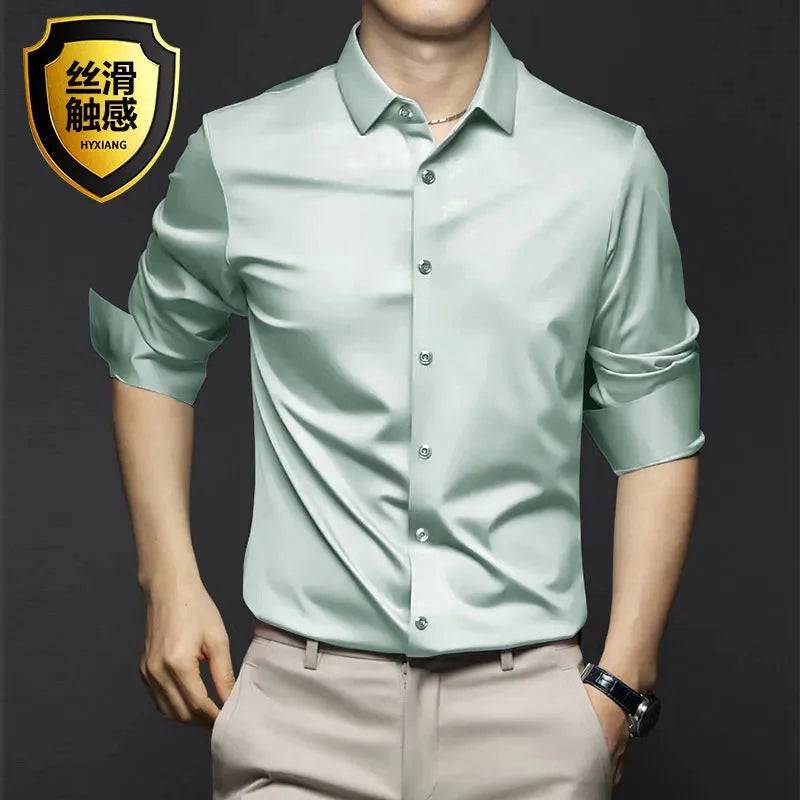 Men's Shirt Long Sleeve Casual Suit Shirt - Xmaker