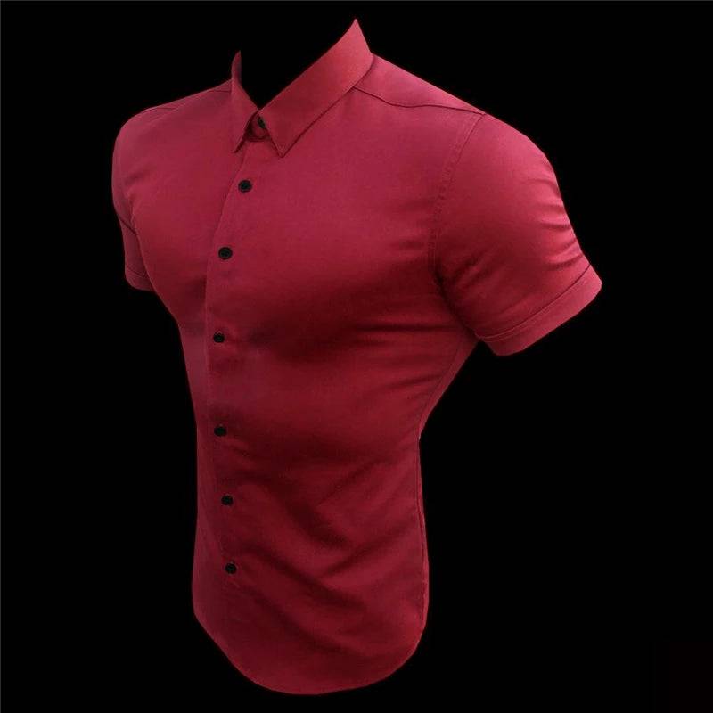 Men Slim Fit Social Business Collar Shirt - Xmaker