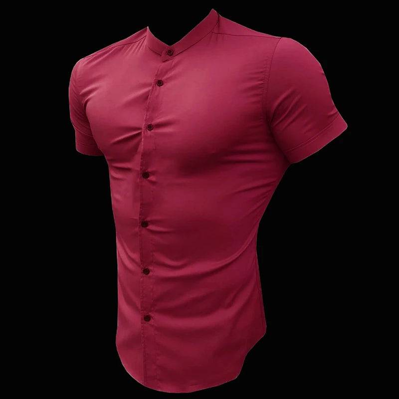 Men Slim Fit Social Business Collar Shirt - Xmaker