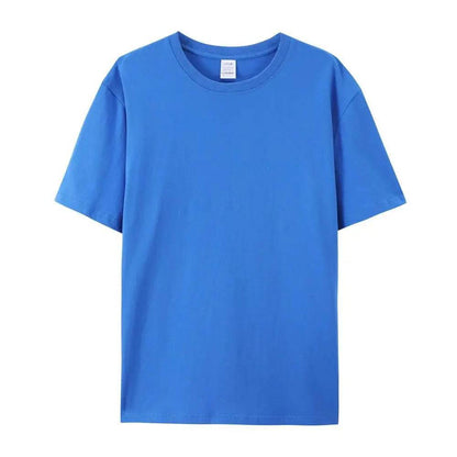 Cotton Plain T Shirt Crew Neck Men - Xmaker