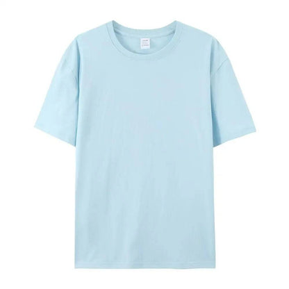 Cotton Plain T Shirt Crew Neck Men - Xmaker