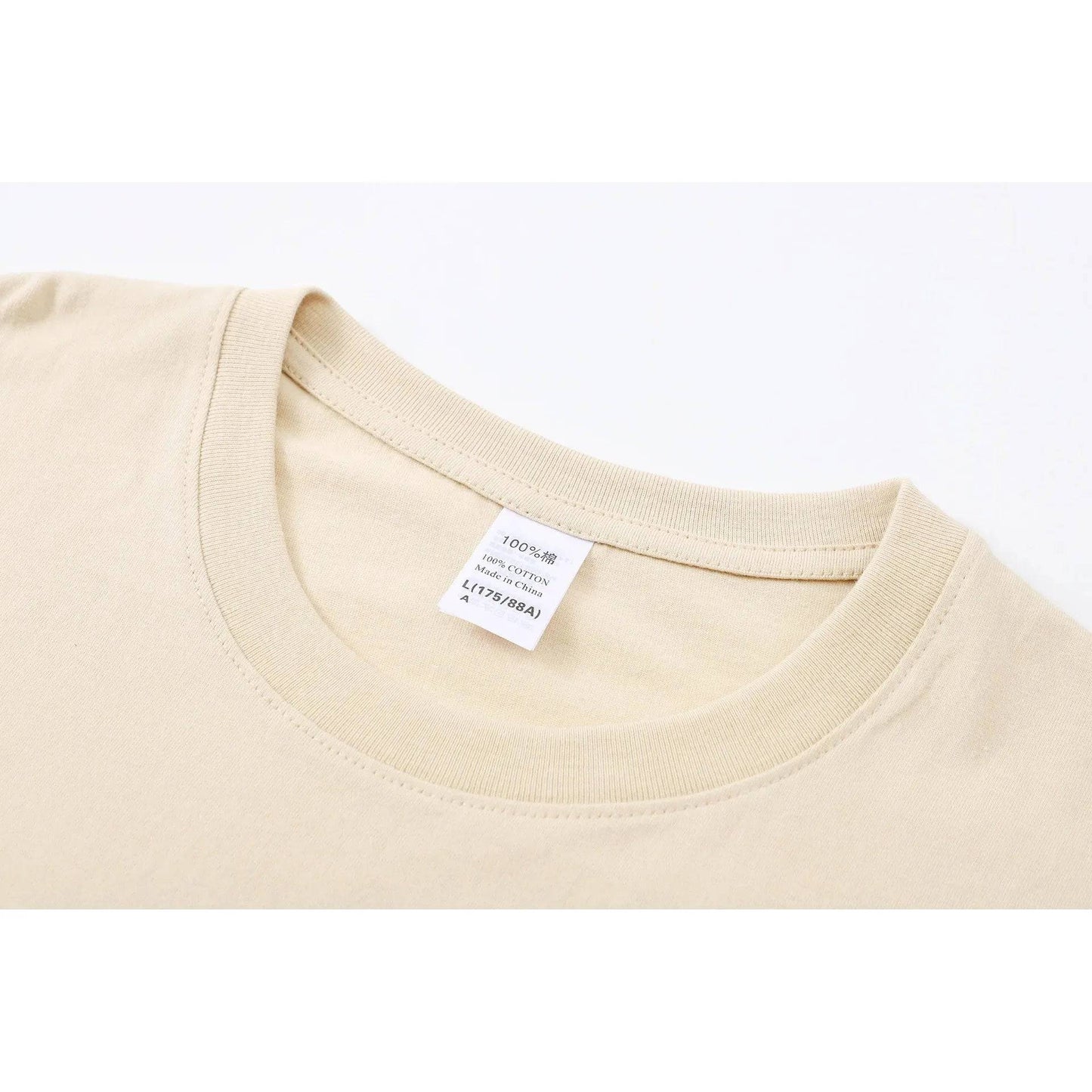 Cotton Plain T Shirt Crew Neck Men