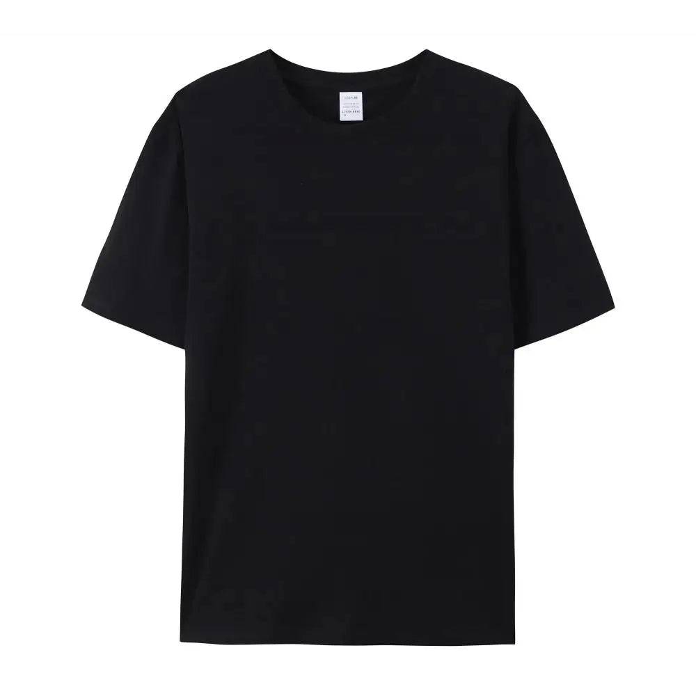 Cotton Plain T Shirt Crew Neck Men