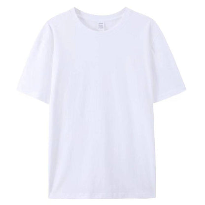 Cotton Plain T Shirt Crew Neck Men