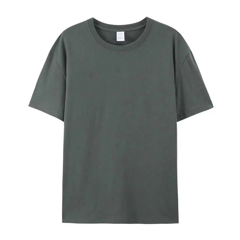 Cotton Plain T Shirt Crew Neck Men