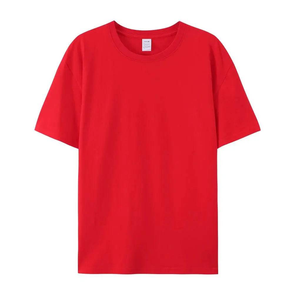 Cotton Plain T Shirt Crew Neck Men