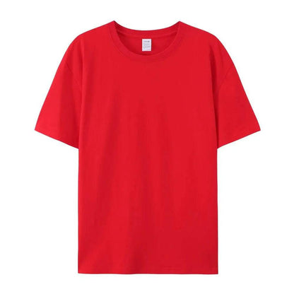 Cotton Plain T Shirt Crew Neck Men