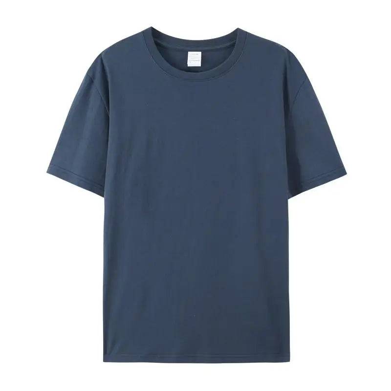 Cotton Plain T Shirt Crew Neck Men