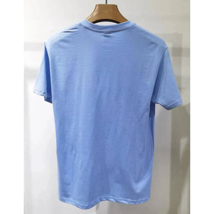 Cotton Plain T Shirt Crew Neck Men