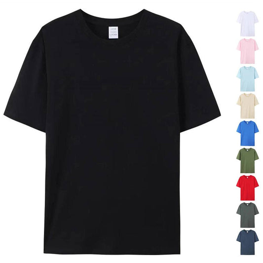 Cotton Plain T Shirt Crew Neck Men